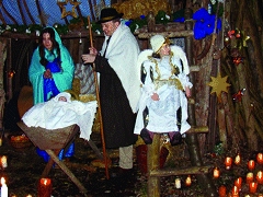 Waldweihnacht mit lebendiger Krippe am 26.12.2010
