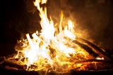 Osterfeuer auf dem Laimer Anger