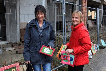 Graffiti war gestern - heute wird gehäkelt und gestrickt!