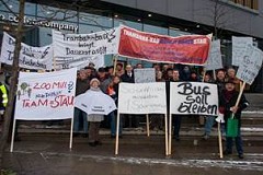 Kommunalwahl entscheidet über Tram Westtangente