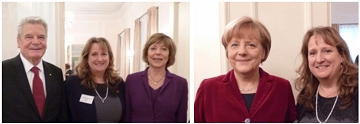 Alexandra Gaßmann beim Neujahrsempfang im Schloss Bellevue