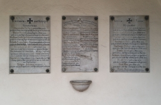 Segnung der Gedenktafeln an St. Ulrich