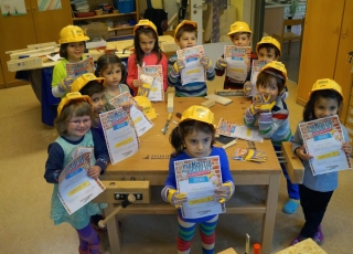Kleine Baumeister im Kinderhaus Drachenei e.V.