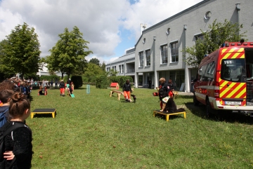 10 Jahre Kooperation der Lesefüchse mit der Münchner Polizei - großes Kinderfest bei der Bereitschaftspolizei