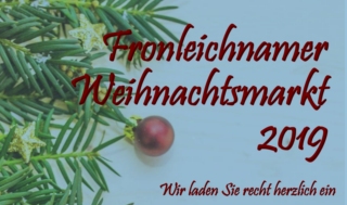 Fronleichnamer Weihnachtsmarkt 2019