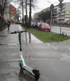 Für 2020: Mehr Rücksicht, mehr Miteinander auch beim nutzen von E-Rollern