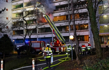 Brand mit hohem Sachschaden in einer Wohnung