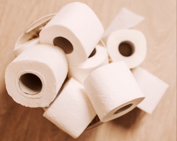 Gratis-Toilettenpapier für Laim!
