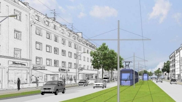 Tram-Westtangente: SWM reichen Bauantrag ein