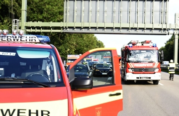 Fünf Verletzte bei Verkehrsunfall auf Autobahn A96 Laim