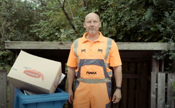 AWM bittet dringend darum, Kartonagen zu zerkleinern