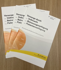 Vortrag: Information zu Vorsorgevollmacht und Patientenverfügung