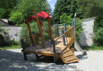 Neues Spielschiff am Laimer Anger