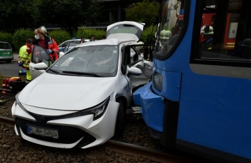 Kollision mit Tram