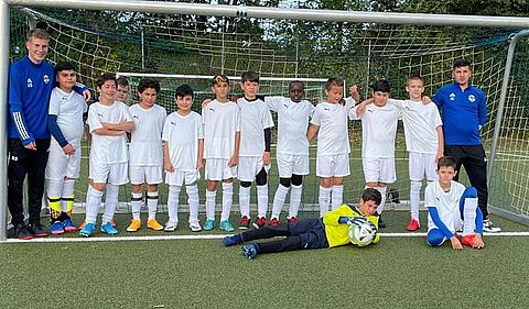 SV Laim Fußball: Dank an den BA25 Laim für Zuschuss zur Anschaffung von Mini-Toren
