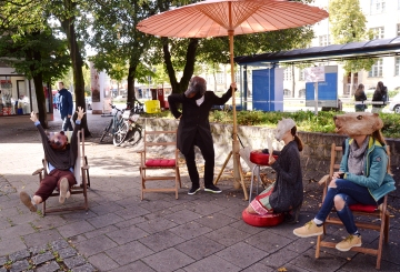 Laim_up - Engagement im Stadtteil - Ausstellung in der Stadtbibliothek Laim 