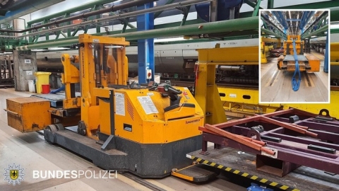 Personenunfall im ICE-Betriebswerk - 33-Jähriger erleidet mittelschwere Beinverletzungen