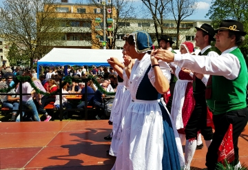 Maifeier der Laimer Maibaumfreunde auf dem Laimer Anger