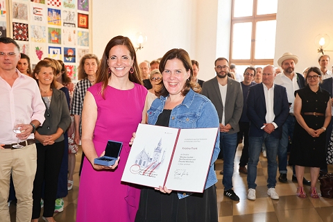 Zum Abschied: Medaille München leuchtet für Kristina Frank