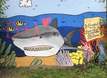 Verschandelung eines Kunstwerks