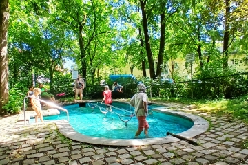 Kneipp-Anlage im Westpark wieder eröffnet