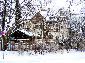 Winterliche Villa am Laimer Anger